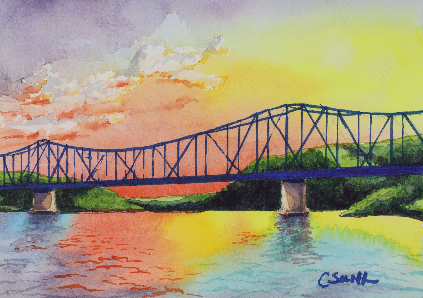 Kimberling City Bridge Sunset