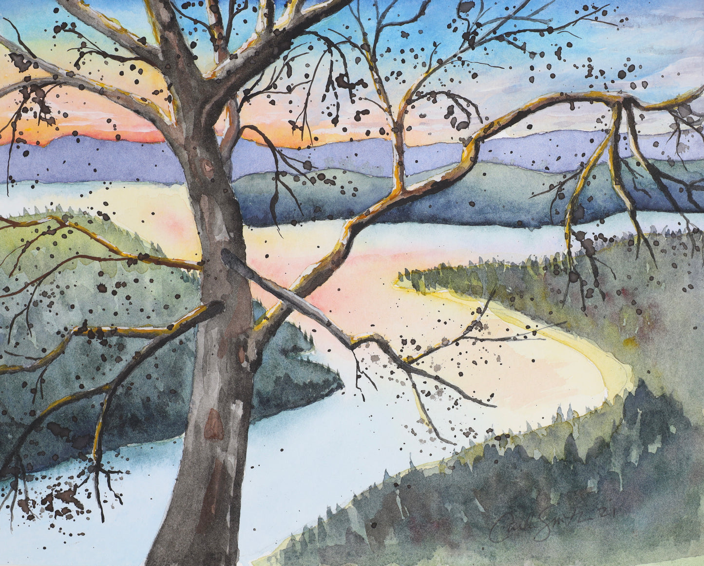 Winter at Table Rock Laek