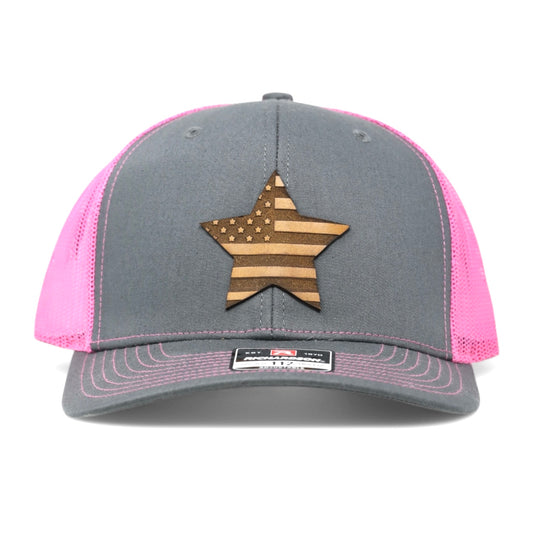 Missouri Star Flag Grey/Pink Hat